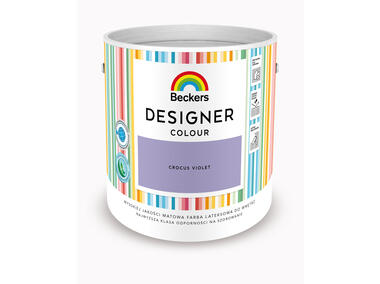 Zdjęcie: Farba lateksowa Designer Colour Crocus Violet 2,5 L BECKERS