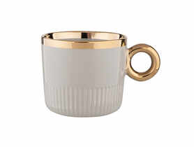 Kubek Palazzo ze żłobieniem 350 ml szałwiowy ALTOMDESIGN