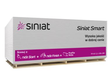 Zdjęcie: Płyta g-k 12,5x1200x3000 mm Smart SINIAT