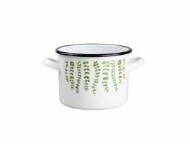 Garnek Eukaliptus prosty 18 cm - 3,6 L biały ALTOMDESIGN