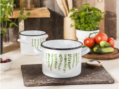 Zdjęcie: Garnek Eukaliptus prosty 18 cm - 3,6 L biały ALTOMDESIGN