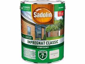 Impregnat ochronno-dekoracyjny hybrydowy Classic 4,5 L biały krem SADOLIN