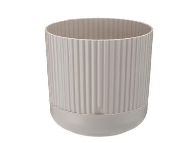 Zdjęcie: Doniczka z podstawką Nostalgia 16 cm 29402 beż VERDENIA