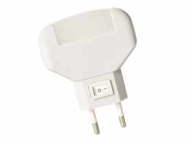 Lampka nocna LED, 0,12 W, światło czerwone QM001R DPM SOLID