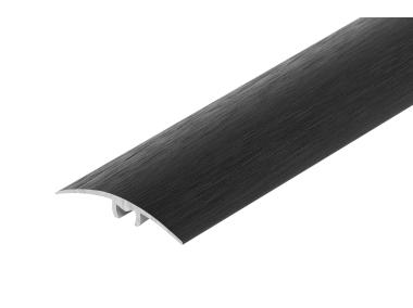 Zdjęcie: Profil progowy wciskany aluminium anoda szczotkowana 35 mm 1,8 m czarny CEZAR