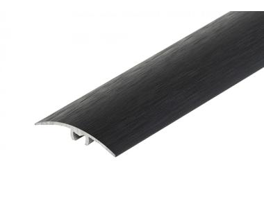 Zdjęcie: Profil progowy wciskany aluminium anoda szczotkowana 35 mm 1,8 m czarny CEZAR