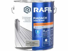 Farba na dach Radach srebrny aluminiowy RAL9006 10L RAFIL