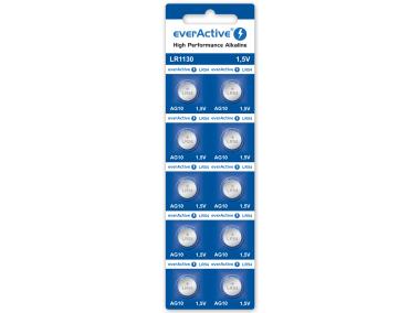 Zdjęcie: Baterie alkaliczne mini AG10 G10 LR1130 LR54 EVERACTIVE
