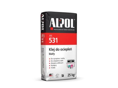 Zdjęcie: Klej do ociepleń biały 25 kg AK531 ALPOL