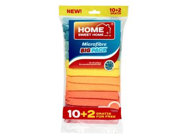 Zdjęcie: Mikrofibra uniwersalna 10+2 multipack HOME SWEET HOME