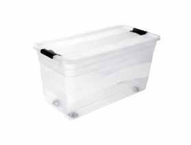 Pojemnik Crystalbox 83 L z kółkami FLORENTYNA