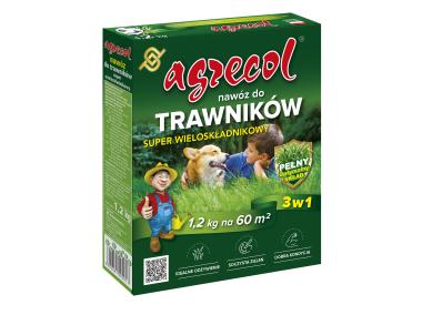 Zdjęcie: Nawóz do trawników super wieloskładnikowy 1,2 kg AGRECOL