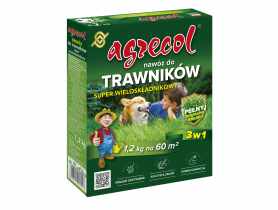 Nawóz do trawników super wieloskładnikowy 1,2 kg AGRECOL
