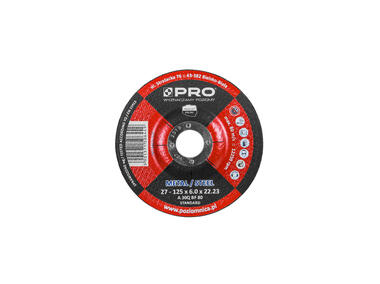 Zdjęcie: Tarcza do metalu 27-125 x 6.0 x 22.23  PRO FACHMAYER