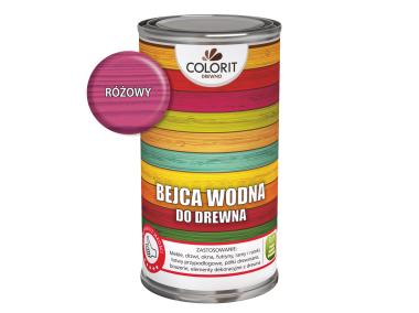 Zdjęcie: Bejca wodna, kolor różowy 500 ml COLORIT
