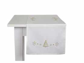 Obrus Bright Trees 40x140 cm ecru BBK