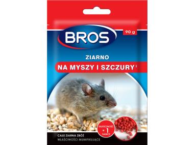Zdjęcie: Ziarno na myszy i szczury 90 g BROS