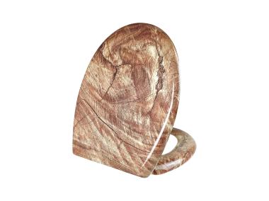 Zdjęcie: Deska sedesowa wolnoopadająca wypinana Heartwood STINNEA