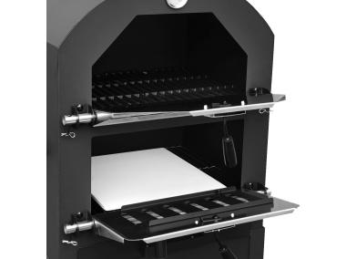 Zdjęcie: Grill węglowy z wkładem cermicznym 3w1 z komorą do pieczenia pizzy BOTTARI