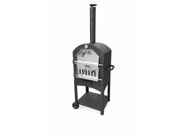 Zdjęcie: Grill węglowy z wkładem cermicznym 3w1 z komorą do pieczenia pizzy BOTTARI