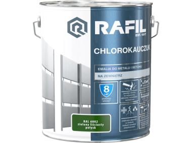Zdjęcie: Emalia chlorokauczuk zielony liść RAL6002 10L RAFIL