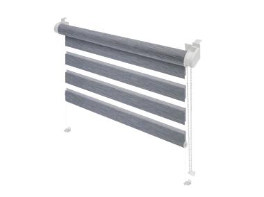 Zdjęcie: Roleta Mini Zebra Z-753 nature szary 86x150 cm GARDINIA