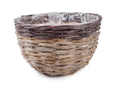 Zdjęcie: Osłonka wiklinowa na doniczkę 23x23x14 cm TIN TOURS