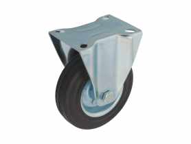 Zestaw jezdny stały 125 mm, 100 kg koło czarne METRO