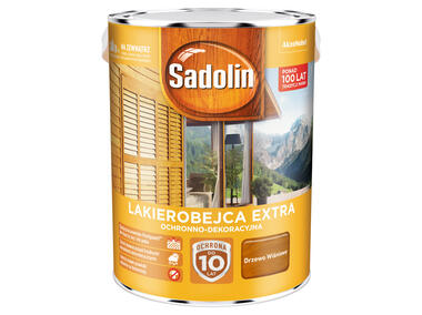 Zdjęcie: Lakierobejca Extra 5 L drzewo wiśniowe SADOLIN