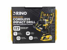Wiertarko-wkrętarka akumulatorowa 20 V RN-29045 DRI20LI RINO