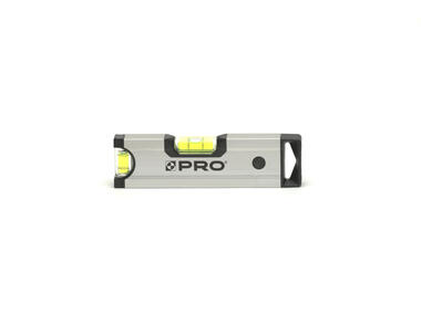 Zdjęcie: Poziomnica PRO600 anodowana srebrna z magnesami 17 cm PRO
