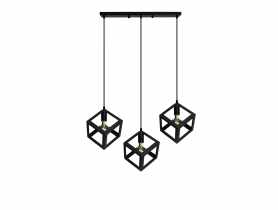 Lampa wisząca Sweden 3xE27 czarny IL MIO