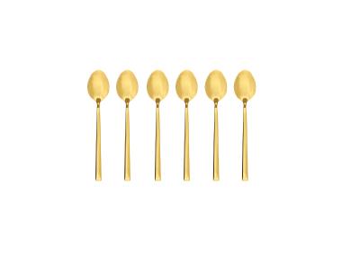 Zdjęcie: Komplet łyżeczek do herbaty 6 sztuk Como złoty AMBITION