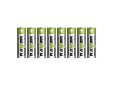 Zdjęcie: Bateria alkaliczna Raver Ultra Alkaline AA (LR6) folia 8 EMOS