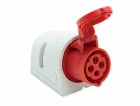 Gniazdo siłowe stałe IP44 16A 4P 400V ELEKTRO-PLAST