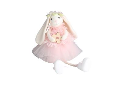 Zdjęcie: Figurka Zając Siedzący Z Kwiatkiem 12 cm ALTOMDESIGN