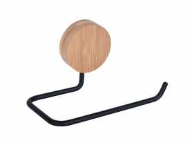 Uchwyt na papier toaletowy Umbra plus czarny BISK