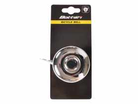Dzwonek rowerowy Round 50 mm stalowy srebrny BOTTARI