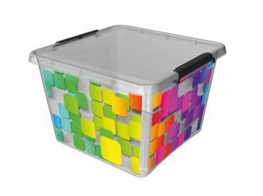 Zdjęcie: Pojemnik do przechowywania 32 L kostka 3D ORPLAST