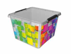 Pojemnik do przechowywania 32 L kostka 3D ORPLAST