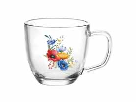 Kubek Oslo 420 ml bukiet kwiatów ALTOMDESIGN