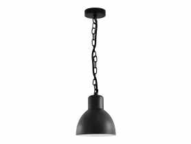 Lampa zewnętrzna Arne wisząca E27 czarna POLUX