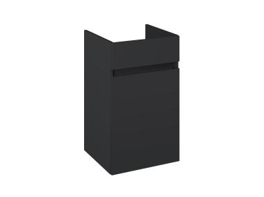 Zdjęcie: Szafka łazienkowa Cube Basic 45 cm czarny mat ROCA