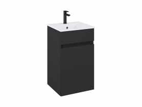 Szafka łazienkowa Cube Basic 45 cm czarny mat ROCA