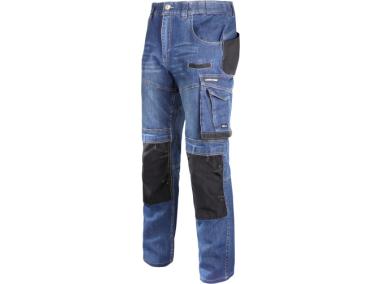 Zdjęcie: Spodnie jeansowe niebieskie stretch ze wzmocnieniem 2XL LAHTI PRO