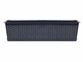 Skrzynka balkonowa Ratolla set antracytowy 60 cm PROSPERPLAST