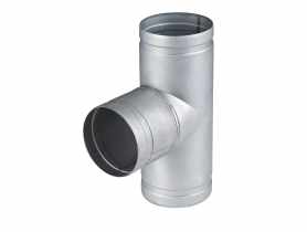 Trójnik metalowy T90 ocynk fi80 AWENTA