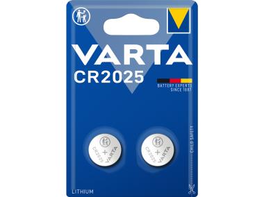 Baterie litowe CR2025 blister 2 sztuki VARTA