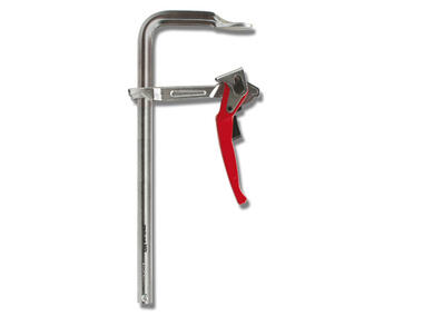 Zdjęcie: Ścisk stolarski typ F - 600x140 mm mechanizm zapadkowy PROLINE