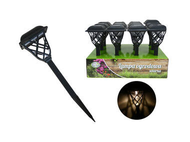 Zdjęcie: Lampa solarna 11,5x11,5x40 cm EM&EM